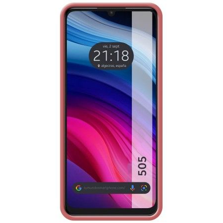 Funda Silicona Líquida Ultra Suave para TCL 505 color Rosa