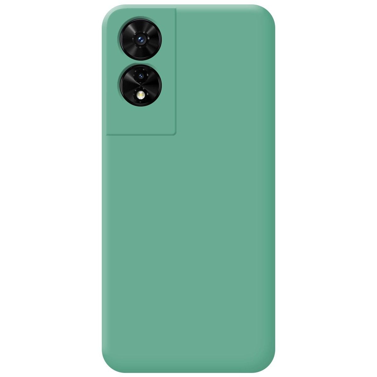 Funda Silicona Líquida Ultra Suave para TCL 505 color Verde