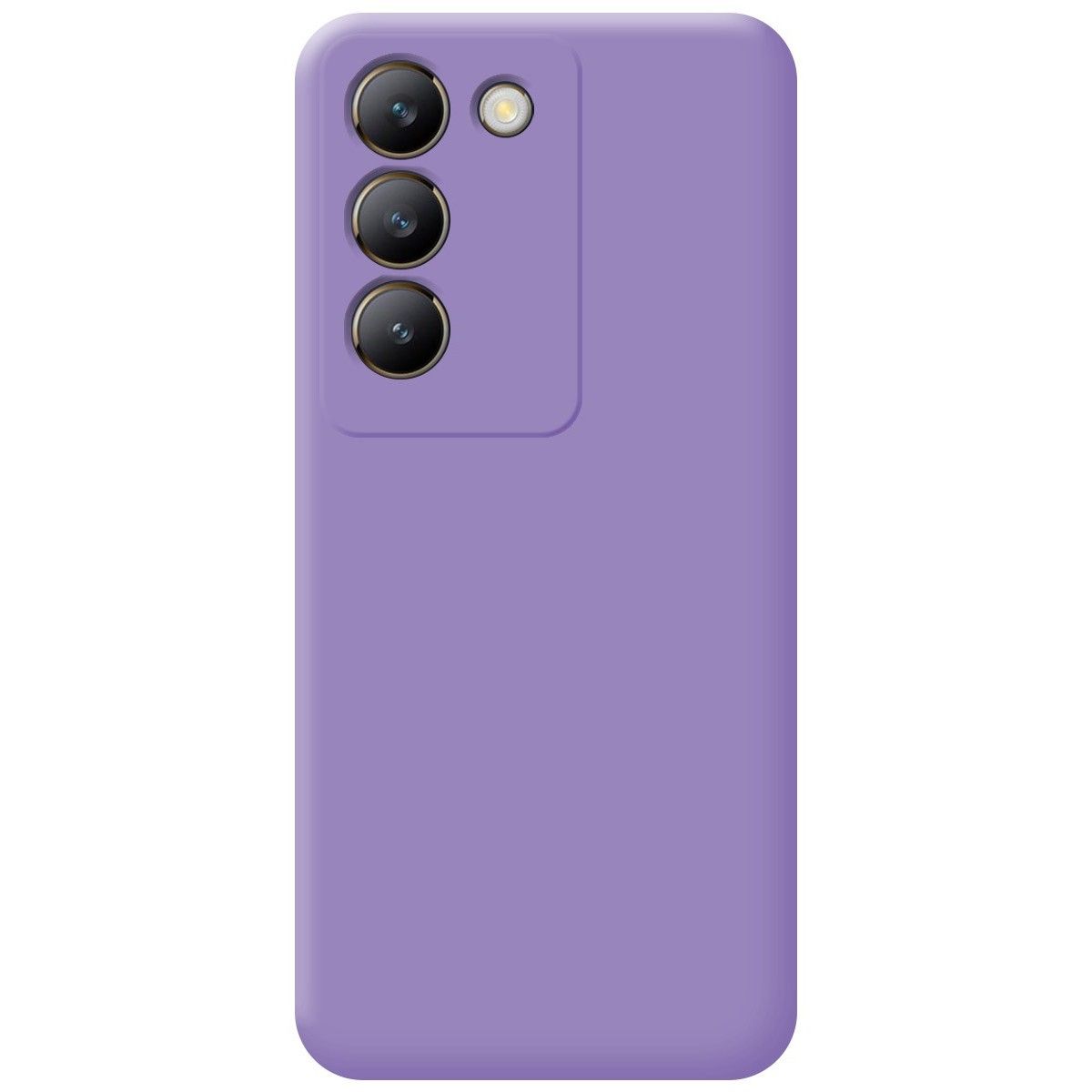 Funda Silicona Líquida Ultra Suave para Vivo V40 SE 5G color Morada