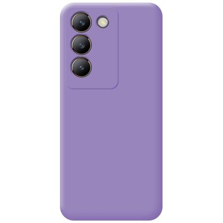 Funda Silicona Líquida Ultra Suave para Vivo V40 SE 5G color Morada