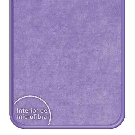Funda Silicona Líquida Ultra Suave para Vivo V40 SE 5G color Morada