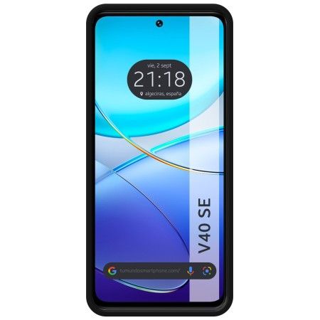 Funda Silicona Líquida Ultra Suave para Vivo V40 SE 5G color Negra