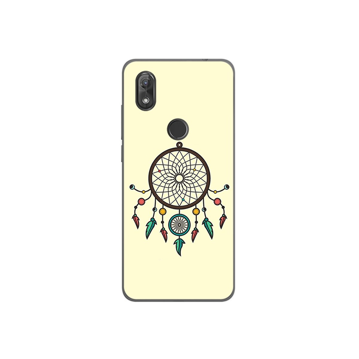 Funda Gel Tpu para Wiko View2 Diseño Atrapasueños Dibujos