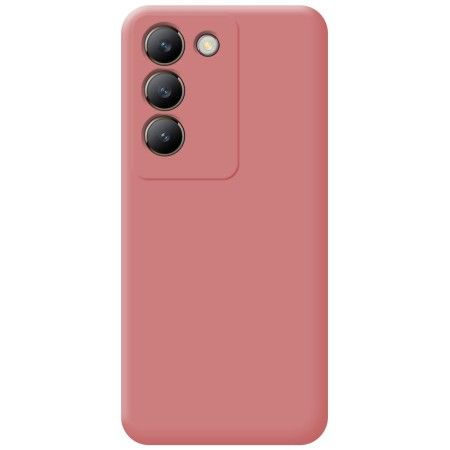 Funda Silicona Líquida Ultra Suave para Vivo V40 SE 5G color Rosa