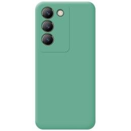 Funda Silicona Líquida Ultra Suave para Vivo V40 SE 5G color Verde 2