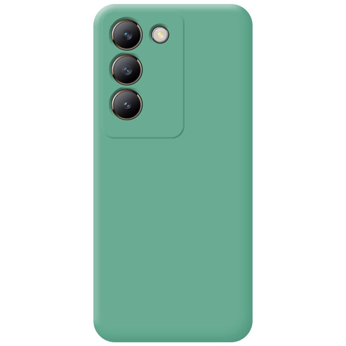 Funda Silicona Líquida Ultra Suave para Vivo V40 SE 5G color Verde
