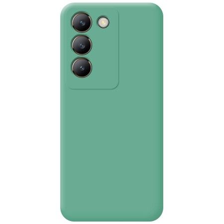 Funda Silicona Líquida Ultra Suave para Vivo V40 SE 5G color Verde