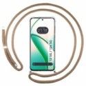 Funda Colgante Transparente para Realme 12 5G / 12x 5G con Cordon Camel