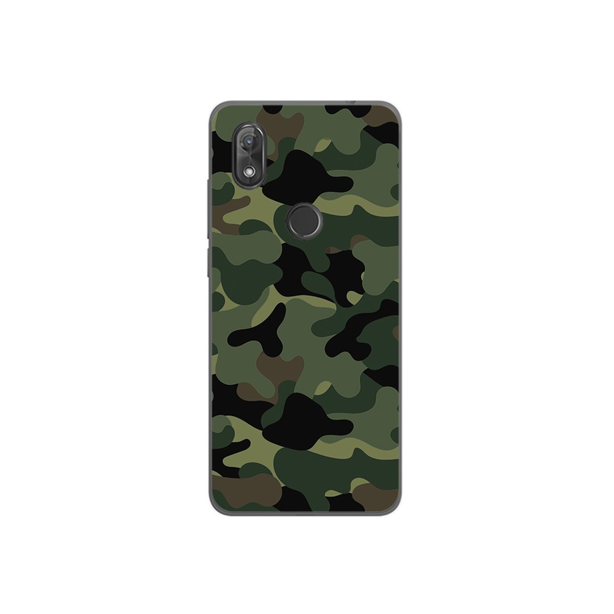 Funda Gel Tpu para Wiko View2 Diseño Camuflaje Dibujos