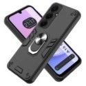 Funda Tough Armor con Anillo Giratorio Negra para Samsung Galaxy A15 4G / 5G