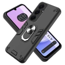 Funda Tough Armor con Anillo Giratorio Negra para Samsung Galaxy A15 4G / 5G