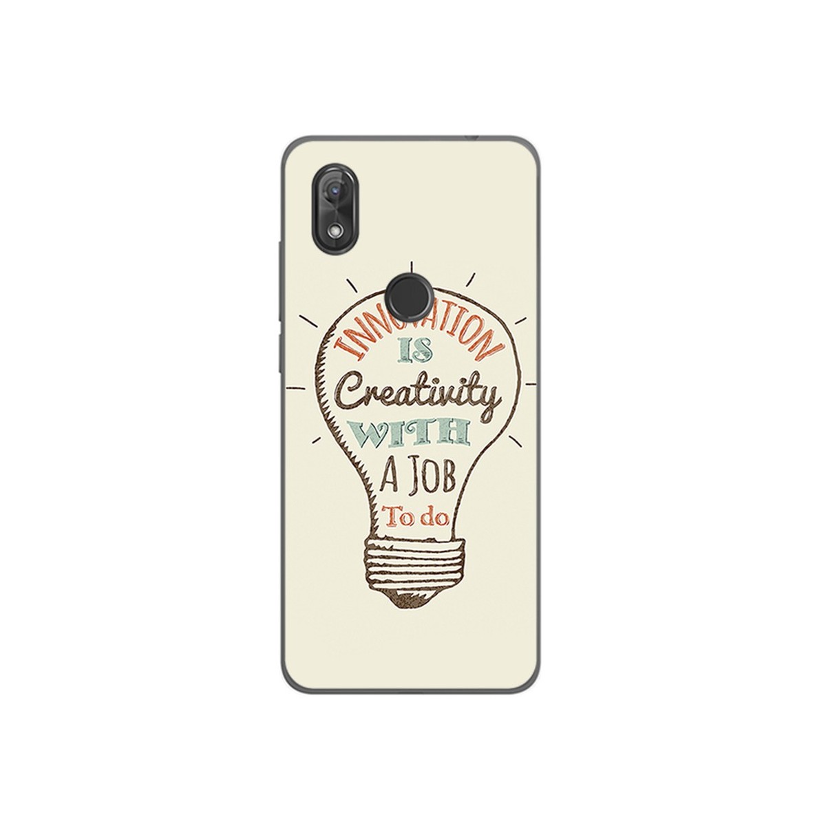 Funda Gel Tpu para Wiko View2 Diseño Creativity Dibujos