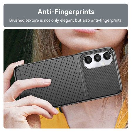 Funda Gel Flexible Thunder Armor para Samsung Galaxy A05s color Negra