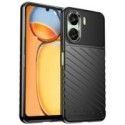 Funda Gel Flexible Thunder Armor para Xiaomi Poco C65 color Negra