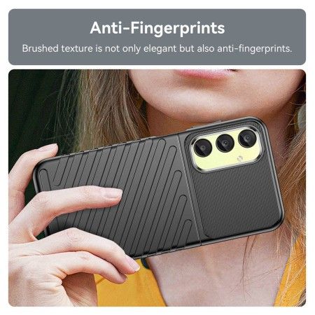 Funda Gel Flexible Thunder Armor para Samsung Galaxy A25 5G color Negra
