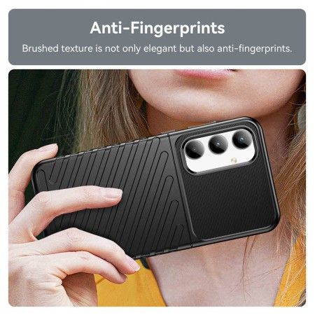 Funda Gel Flexible Thunder Armor para Samsung Galaxy A35 5G color Negra