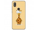 Funda Gel Tpu para Wiko View2 Diseño Jirafa Dibujos