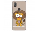 Funda Gel Tpu para Wiko View2 Diseño Leon Dibujos