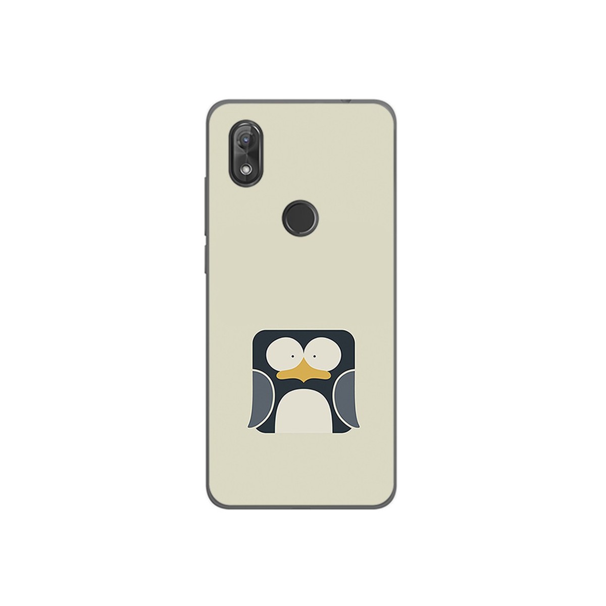Funda Gel Tpu para Wiko View2 Diseño Pingüino Dibujos