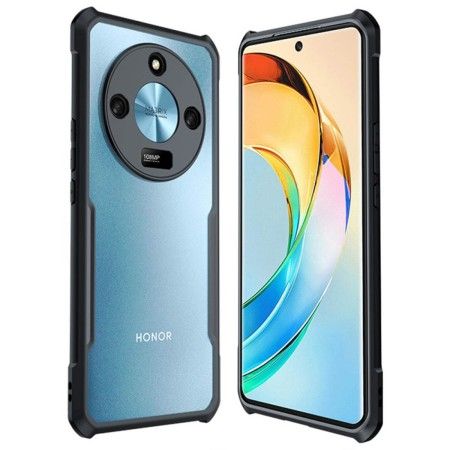 Funda Transparente Reforzada con Borde Negro para Huawei Honor Magic 6 Lite 5G