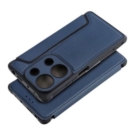 Funda Libro Magnética Antigolpes para Xiaomi Redmi Note 13 Pro 4G color Azul