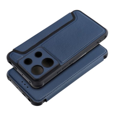 Funda Libro Magnética Antigolpes para Xiaomi Poco X6 5G color Azul