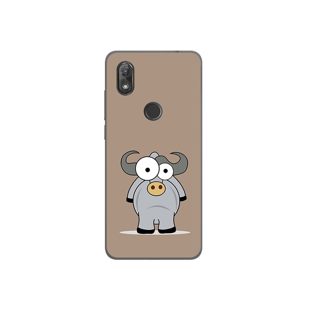 Funda Gel Tpu para Wiko View2 Diseño Toro Dibujos
