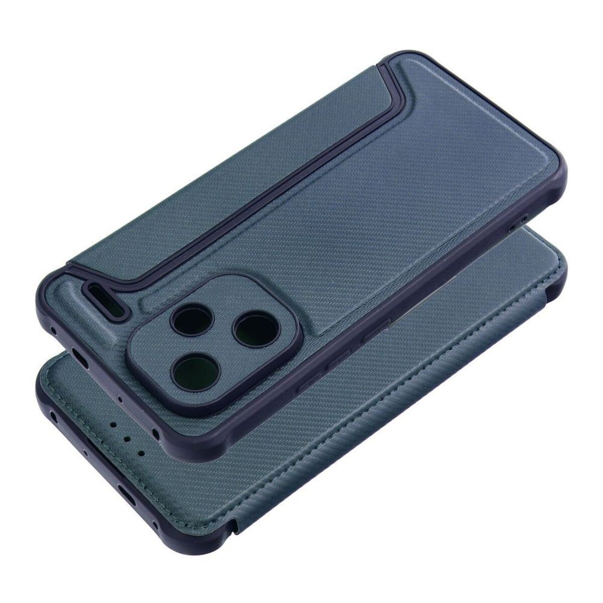 Funda Libro Magnética Antigolpes para Xiaomi Redmi Note 13 Pro+ Plus 5G color Azul