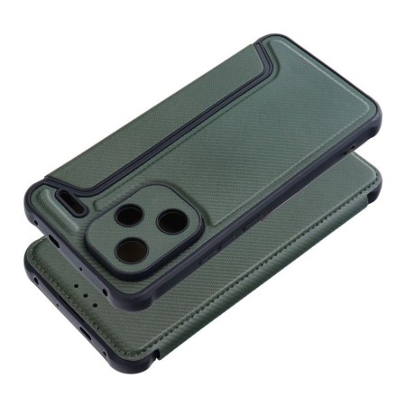 Funda Libro Magnética Antigolpes para Xiaomi Redmi Note 13 Pro+ Plus 5G color Verde