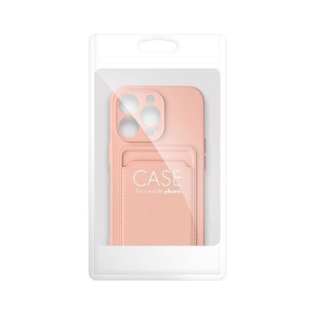 Funda Silicona Líquida con Tarjetero para Samsung Galaxy A05s color Rosa