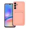 Funda Silicona Líquida con Tarjetero para Samsung Galaxy A25 5G color Rosa