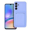 Funda Silicona Líquida con Tarjetero para Samsung Galaxy A25 5G color Morada