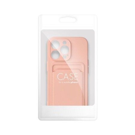 Funda Silicona Líquida con Tarjetero para Samsung Galaxy A35 5G color Rosa