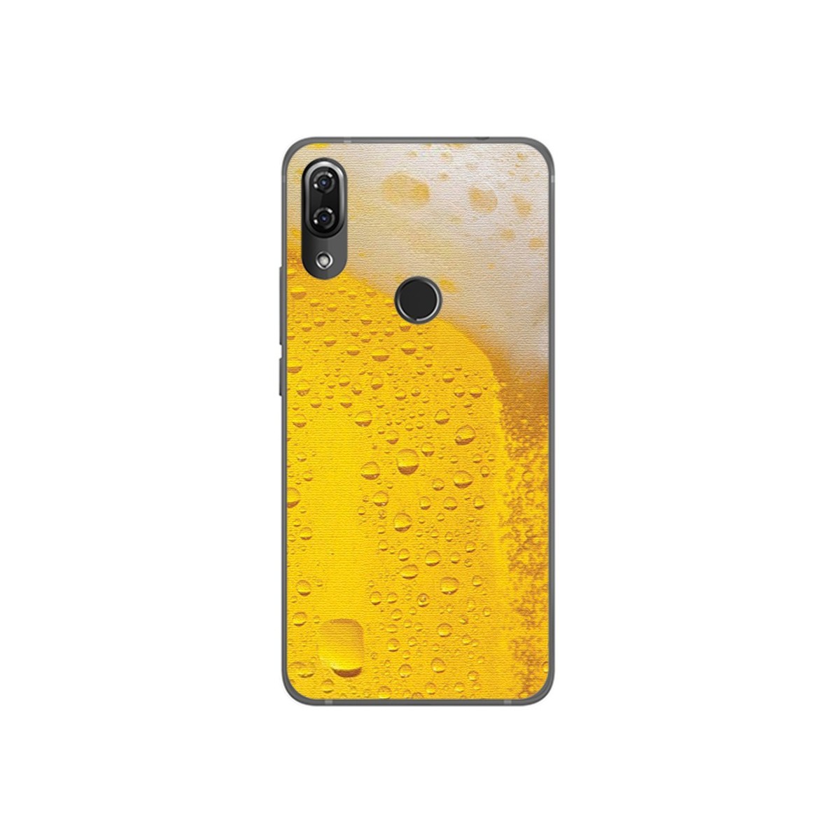 Funda Gel Tpu para Wiko View2 Pro Diseño Cerveza Dibujos