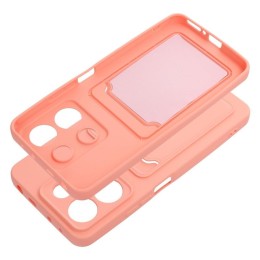 Funda Silicona Líquida con Tarjetero para Xiaomi Redmi Note 13 4G color Rosa 2