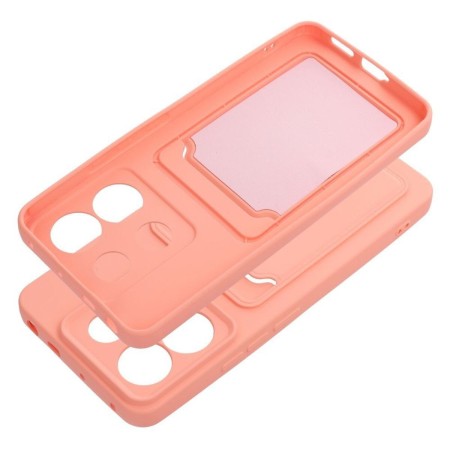 Funda Silicona Líquida con Tarjetero para Xiaomi Poco X6 5G color Rosa