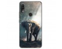 Funda Gel Tpu para Wiko View2 Pro Diseño Elefante Dibujos
