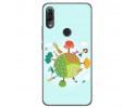 Funda Gel Tpu para Wiko View2 Pro Diseño Familia Dibujos