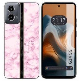 Funda Silicona para Motorola Moto G34 5G diseño Mármol 04 Dibujos