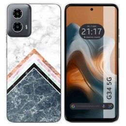 Funda Silicona para Motorola Moto G34 5G diseño Mármol 05 Dibujos