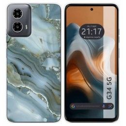 Funda Silicona para Motorola Moto G34 5G diseño Mármol 09 Dibujos