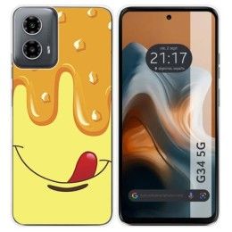 Funda Silicona para Motorola Moto G34 5G diseño Helado Vainilla Dibujos