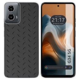 Funda Silicona para Motorola Moto G34 5G diseño Metal Dibujos