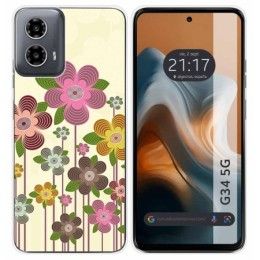 Funda Silicona para Motorola Moto G34 5G diseño Primavera En Flor Dibujos