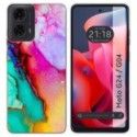 Funda Silicona para Motorola Moto G04 / G24 diseño Mármol 15 Dibujos