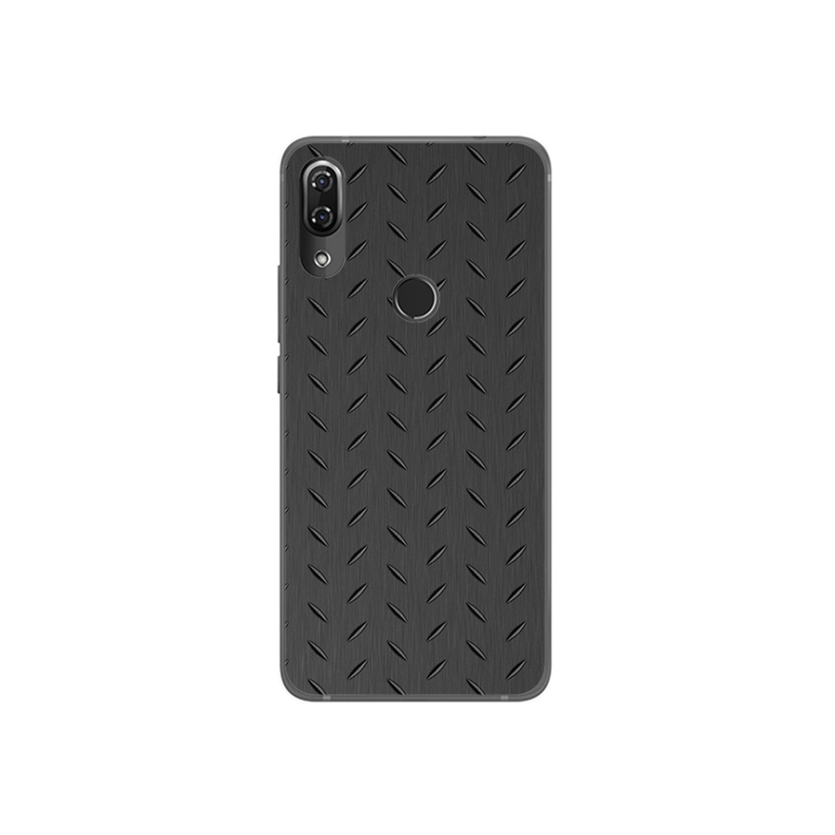 Funda Gel Tpu para Wiko View2 Pro Diseño Metal Dibujos