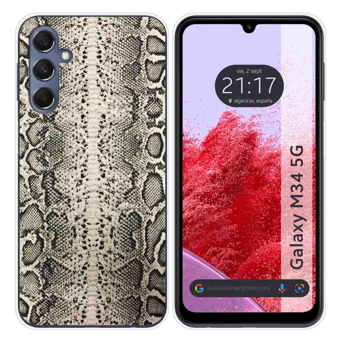 Funda Silicona para Samsung Galaxy M34 5G diseño Animal 01 Dibujos