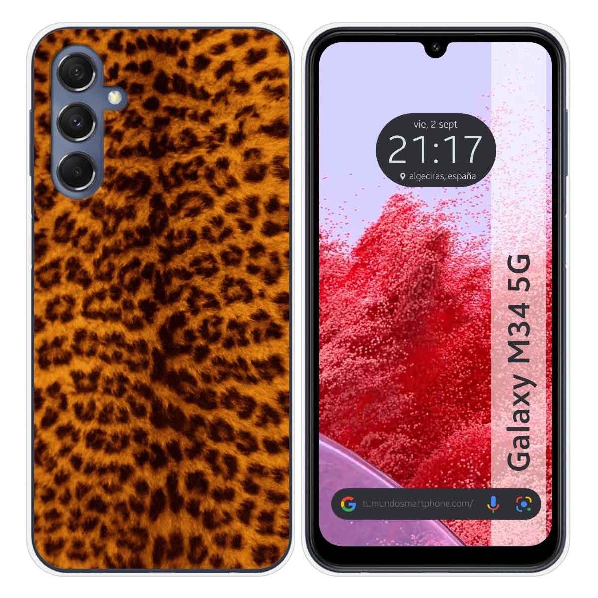 Funda Silicona para Samsung Galaxy M34 5G diseño Animal 03 Dibujos