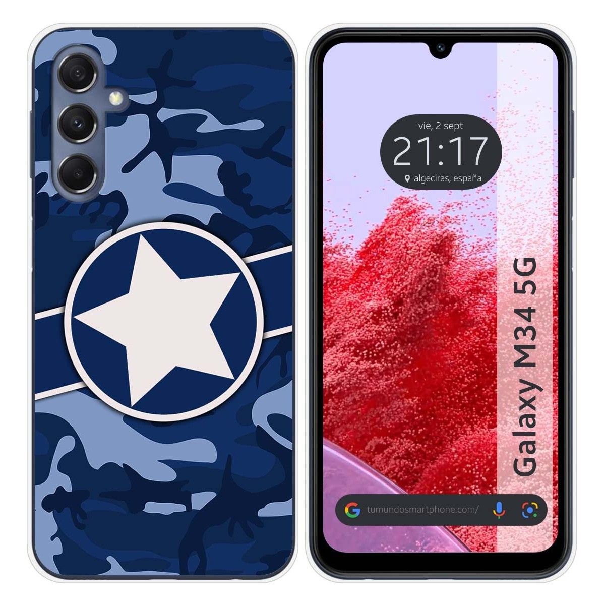 Funda Silicona para Samsung Galaxy M34 5G diseño Camuflaje 03 Dibujos