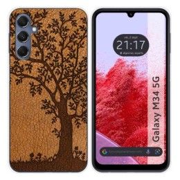 Funda Silicona para Samsung Galaxy M34 5G diseño Cuero 03 Dibujos